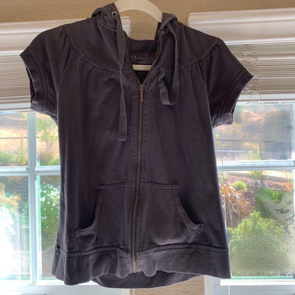 Blue Hooded Vest